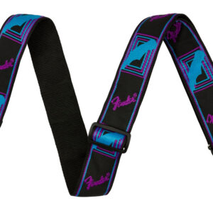 CORREA FENDER GUIT MONOGRAMA NEON AZUL/MORADO MOD0990681305