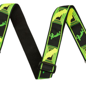 CORREA FENDER PARA GUITARRA MONOGRAMA NEON VERDE/AMARILLO MOD0990681307