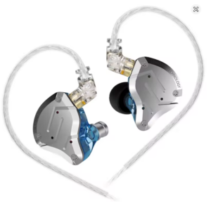 AURICULAR KZ ZS10 PRO AZUL/GRIS SIN MICROFONO