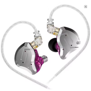 AURICULAR KZ ZS10 PRO P?RPURA/GRIS SIN MICROFONO