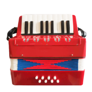 ACORDEON MPRO M-17K8B PARA NINOS ROJO