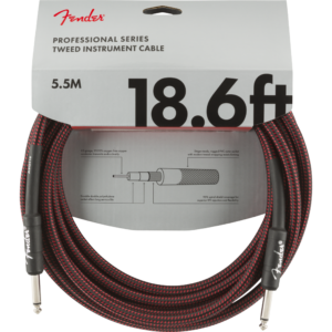 CABLE LINEA FENDER PROFESIONAL 5.5M ROJO MOD0990820067