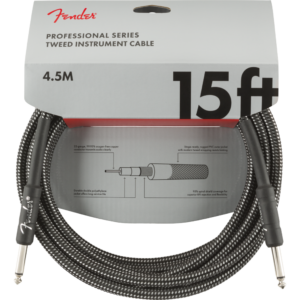 CABLE LINEA FENDER PROFESIONAL 4.5M GRIS MOD0990820065