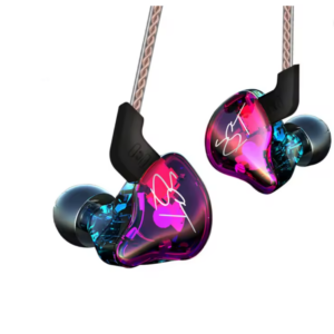 AURICULAR KZ ZST AZUL/P?RPURA SIN MICROFONO