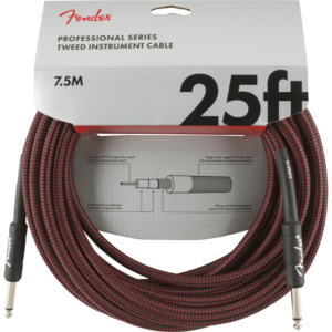 CABLE LINEA FENDER PROFESIONAL 7.5M ROJO MOD0990820070
