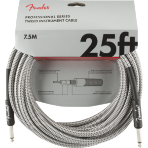 CABLE LINEA FENDER PROFESIONAL 7.5M BLANCO