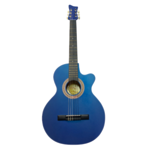 GUITARRA ACUSTICA MICHE/MILL SHAK AZUL CON FORRO GRATIS
