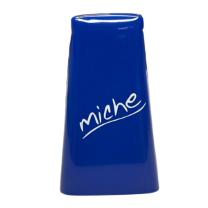 CAMPANA MICHE MEDIANA AZUL CON GOLPEADOR