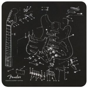 SOUVENIR MOUSEPAD FENDER EXPLODED STRAT