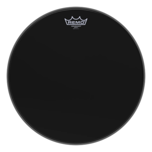 PARCHE BATERIA REMO AMBAS 15" EBANO ES-0015-00
