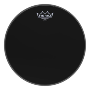PARCHE DE BATERIA REMO AMBAS 12" EBANO ES-0012-00