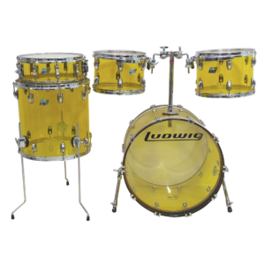 BATER?A LUDWIG VISTALITE 5 PIEZAS AMARILLO AMERICANA