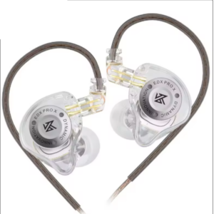 AURICULARES EDX PRO X TRANSPARENTE SIN MICROFONO