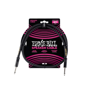 CABLE LINEA ERNIE BALL RECTO 90CM NEGRO