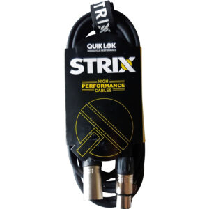 CABLE MICROFONO QUIKLOK MX775-3M STRIX XLRM