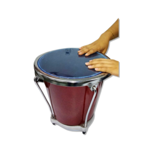 CAJA VALLENATA MILENIUM CON ARO COMFORT EN PVC COLOR ROJO