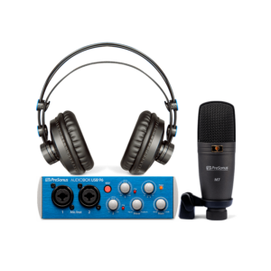 COMBO PRESONUS P/GRABACI?N AUDIOBOX 96 STUDIO, INTERFAZ, MIC, AUDIFONO, CABLES