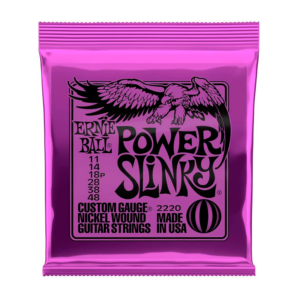 CUERDAS ERNIE BALL POWER SLINKY NICKEL WOUN P02220 (11-48) PARA GUITARRA ELECTRICA
