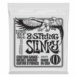 CUERDAS ERNIE BALL REGULAR SLINKY P02625 NICKEL WOUND PARA GUITARRA ELECTRICA 8 CUERDAS CALIBRE 10-74