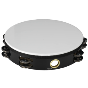 PANDERETA REMO MELINEX 10" NEGRA DOBLE F