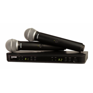 MICR?FONO SHURE BLX288/PG58 INALAMBRICO DOBLE DE MANO