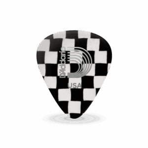 PICK D"ADDARIO CELULOIDE CHCKRBRD MEDIUM