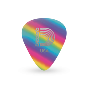 PICK D"ADDARIO CELULOIDE RAINBOW MEDIUM TRANSPARENTE